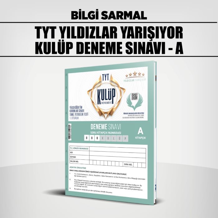 YILDIZLAR TYT DENEME KULÜBÜ SINAVI A - 25-26